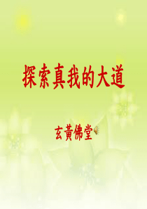 探索真我的大道