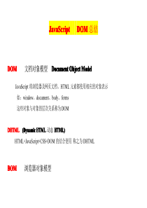 JavaScript_DOM总结