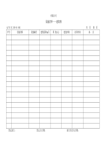TS16949体系设施清单-建筑物