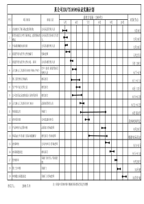 TS16949认证实施计划