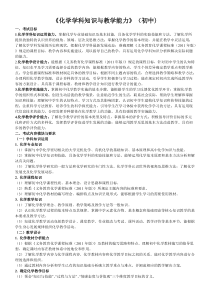 【免费下载】教师资格证学科知识初中化学
