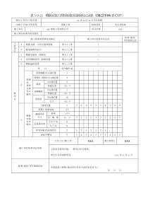 表3-9-21  模板安装工程检验批质量验收记录表