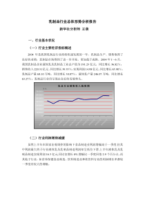 乳制品行业总体形势分析报告