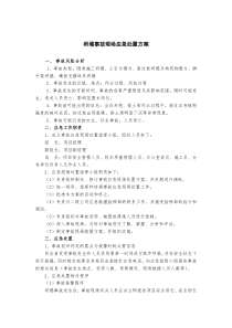 坍塌事故现场应急处置方案