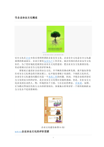 关于创建安全文化建设示范企业的实施方案