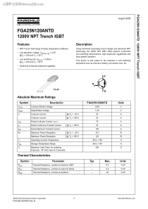 FGA25N120ANTD中文资料