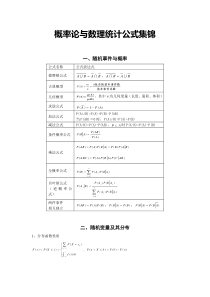 概率论与数理统计公式集锦