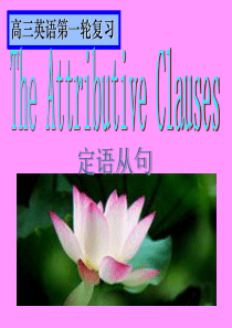 高一英语语法定语从句的课件ppt