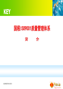 国税ISO9001质量管理体系简介（PPT 50）