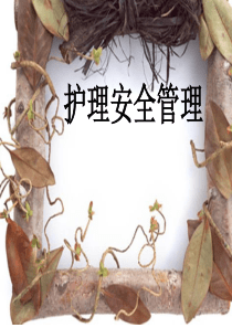 护理安全管理教学PPT课件