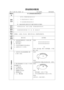 原地推铅球教案