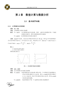 数学建模之数值计算与数据分析