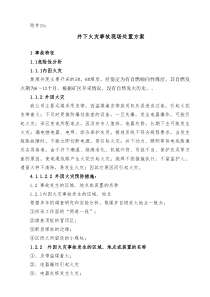 煤矿应急预案：现场处置方案之井下火灾事故现场处置方案