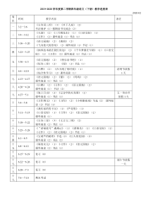 部编版小学语文四下教案(最新全)