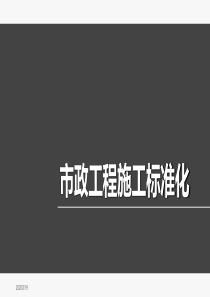 市政工程施工标准化(建工)