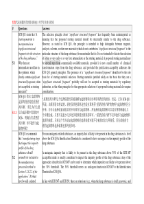 ICH-Q11问答-中英对照
