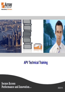 Array-APV负载均衡培训