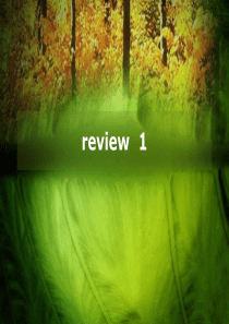 2014年人教版五年级英语上册第一二单元复习课件