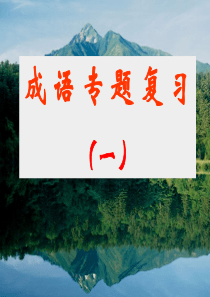 高考辨析成语使用中的几种常见错误ppt课件(28张)
