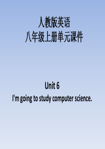 人教版英语八年级上册课件-第六单元