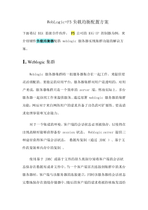 WebLogic+F5负载均衡配置方案
