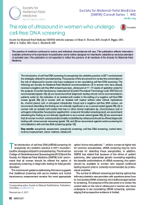 The role of ultrasound in women who undergocell-fr