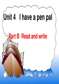 新版PEP六年级上册英语Unit4_B_Read_and_write