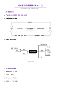 抖音平台产品分析