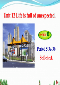 新人教版英语九上unit12Life-is-full-of-the-unexpected.Secti