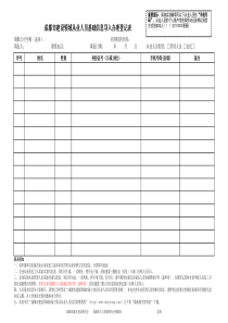 成都市建设领域从业人员基础信息导入办理登记表(20110303更新)