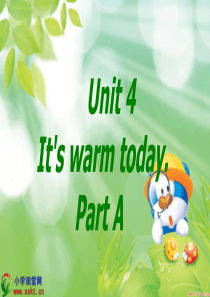 四下《unit4_It_is_warm_today》