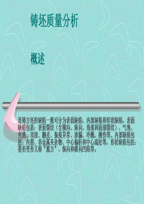 铸坯质量分析