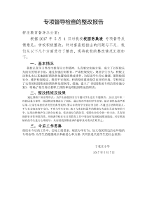 专项督导整改报告--防欺凌 -- 于老小学
