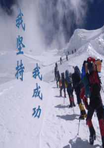 坚持与成功课件