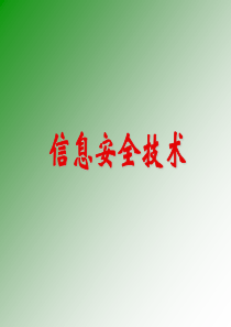 信息安全技术的计算环境概述