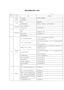 弱电系统查验记录表BA系统
