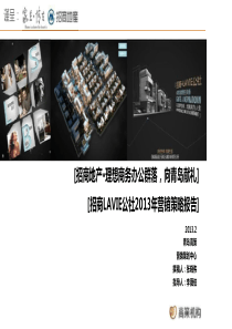 2014青岛招商LAVIE公社全年营销策略报告
