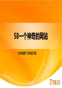 58同城网合作方案模板