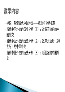 中国外交政策分析框架