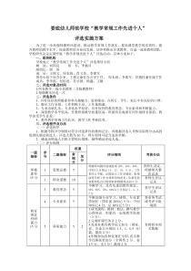 “教学常规工作先进个人”评选方案