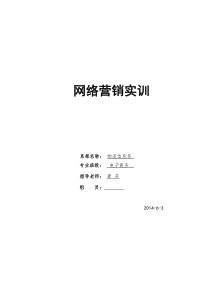 网络营销综合实训安排-6-16-1(2)
