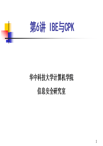 崔永泉第六讲IBE与CPK系统