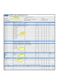 BOM表格模板