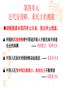 近代中国反侵略、求民主的潮流