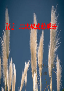 二次根式的乘法-课件