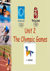 高一英语Unit2 The Olympic Games reading
