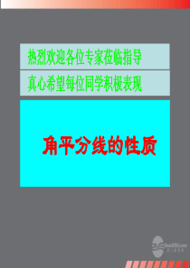 湖北省孝感市孝南区肖港初中八年级数学上册《12.3 角的平分线的性质》课件 新人教版