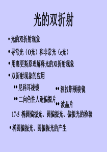 光的双折射