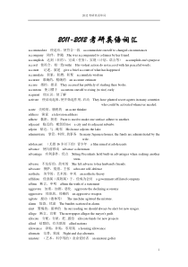 考研英语词汇