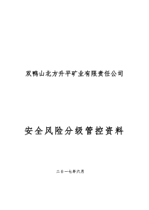 安全风险分级管控资料